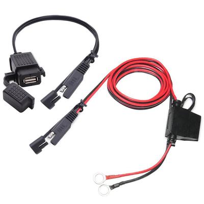 Universal Motorcycle Extension Power Adapter for Phone Tablet SAE To USB Charger Motorcycle Cellphone Charger