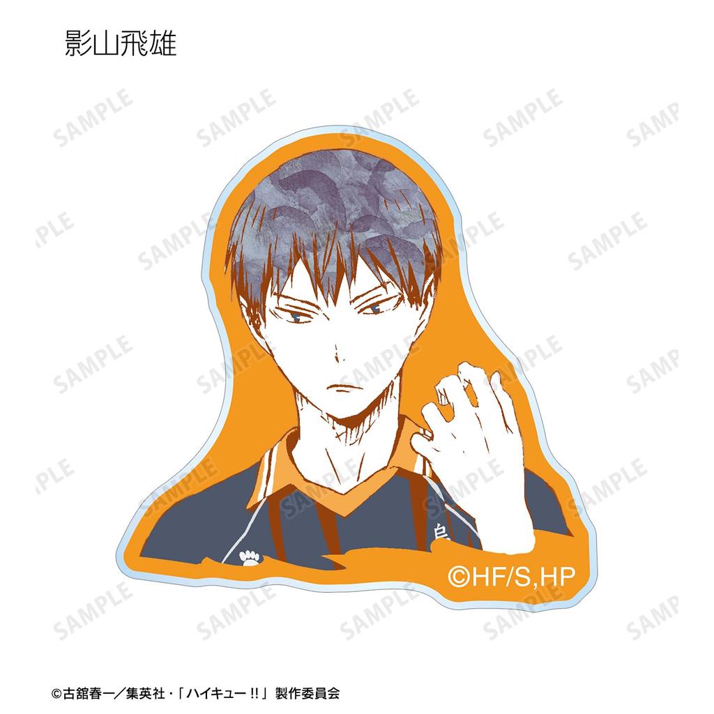 Armabianca Haikyu Trading Ani Art 1st Acrylic Stickers ver.A Size: Approx. 38 X 34 Mm Thickness: 1 Mm Box of 9