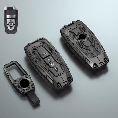 Zinc Alloy Car Key Case Cover Shell for Ford Mondeo Explorer Edge Expedition Fusion Mustang Focus C-Max S-Max Everest for Lincol