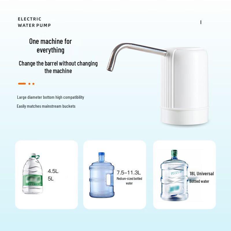 Zhi Shi Wireless Rechargeable Bottled Water Pump