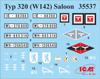 ICM German Typ320 W142 Staff Car Plastic Model 1/35