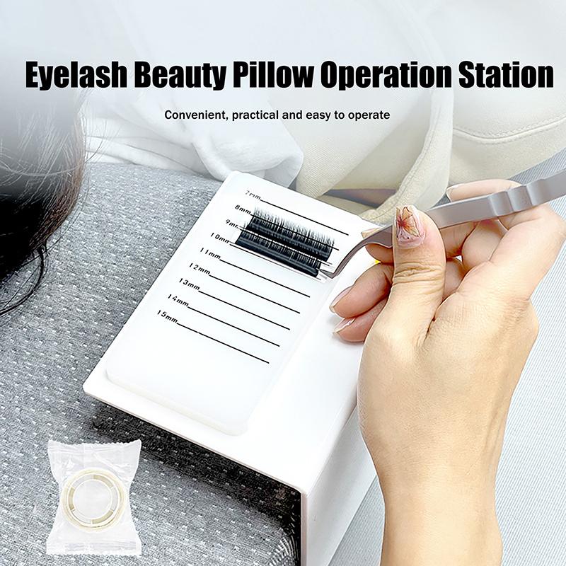 Eyelash Pillow Console Eyelash Extension Stand Tool Professional Reusable Convenient Portable Console Eyelash Pad Glue Holder