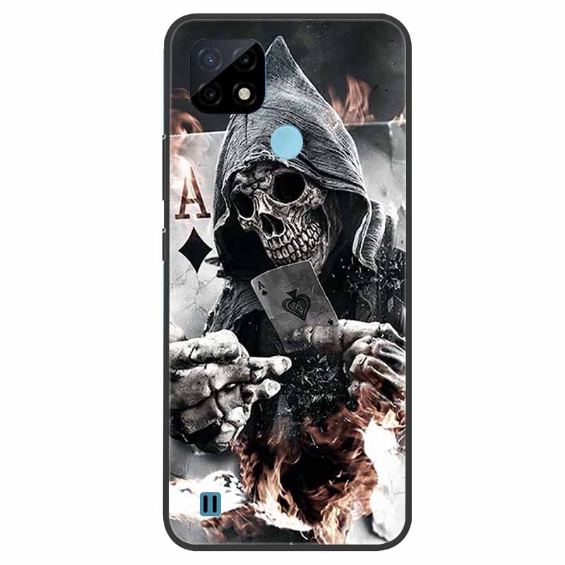 Pro Realme C21 Pouzdro Nárazuvzdorné Měkký silikon TPU Zadní kryt Pro Realme C31 C21Y C25S C25 Pouzdra na telefony Realme C21 C31 Roztomilý kreslený