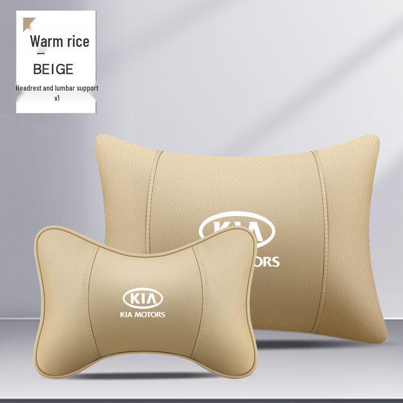 Compatible Headrests and Lumbar Support for Kia K3, K2/K4/K5, Sportage, and Elantra.