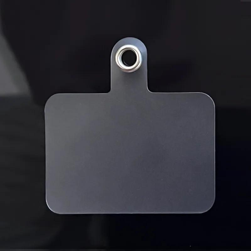 

1-50Pcs Phone Tether Tab Universal Phone Lanyard Patch Without Adhesive for Cell Phone Strap Transparent Replacement Part Card 1Pcs