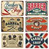 Hair Cutting Retro Plaque, Metal Signs, Barber Shop, Vintage Painting, Wall Posters, Bar, Pub, Shave & Haircut, Home Decor, WY28