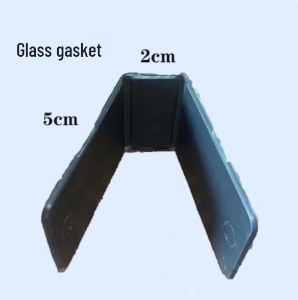 

U-Shaped Steel Groove Stair Handrail with Glass and Explosion-Proof Gasket