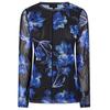 Womens/Ladies Floral Sheer T-Shirt
