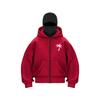 Sweatshirt Y2K with Hooded Face Mask Zipper Design Sports Jacket Outdoor Activities Heavyweight Retro Men Zip Hoodie Winter Warm Casual