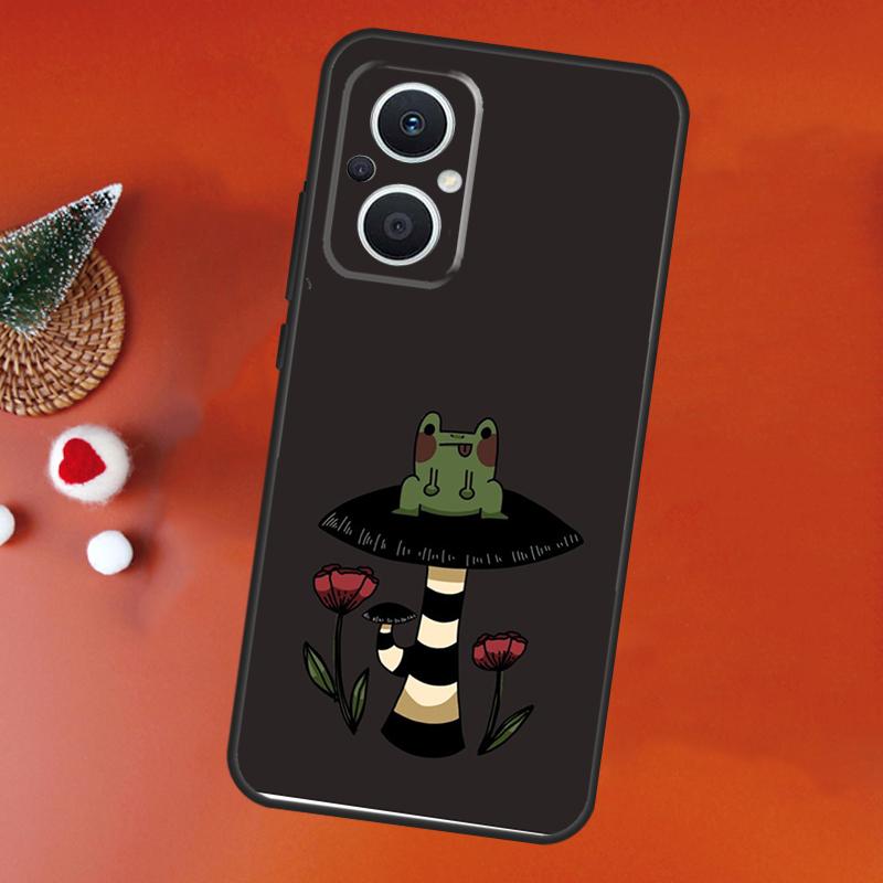 

Чехол грибная лягушка для OPPO Find X9 X5 X6 X8 Pro OPPO Reno 14F 13F 12F 11F 10 12 13 14 Pro 7 8 Lite OPPO Find X5 Pro
