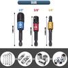New Flexible Drill Extension Hex Shank Drill Nut Driver Bit Set, 3Pcs Universal Socket Adapter Set, Screwdriver Bit Set