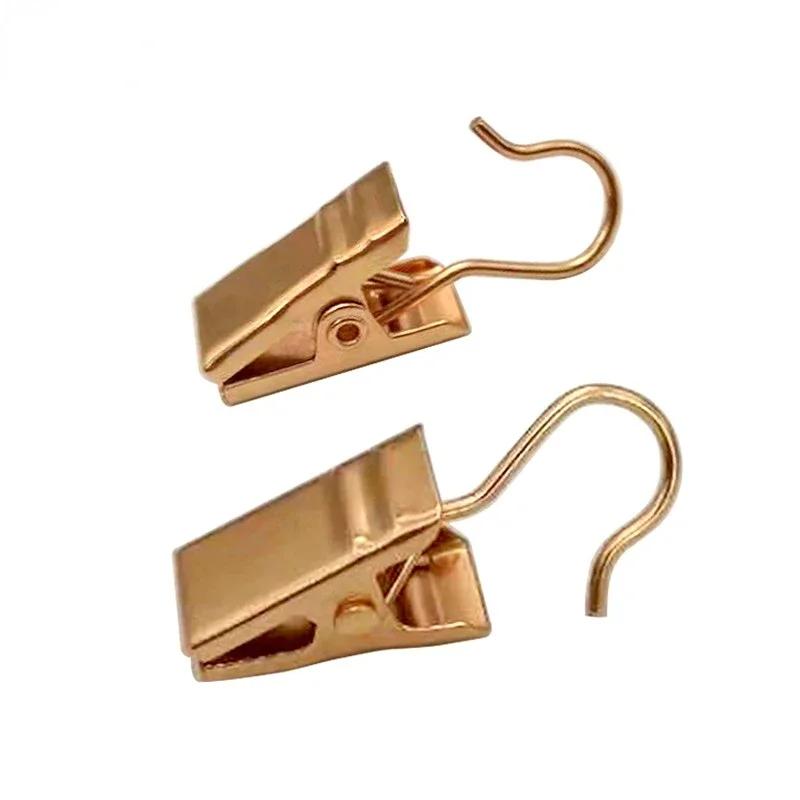 10 ks klipů na záclony, háčky na sprchu, příslušenství na záclony do obývacího pokoje, svorky, klipy na závěsy, držák na kolíčky na prádlo