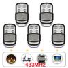 1-5PCS 433mhz Remote Control 4 Button Smart Copy Duplicator Electric Garage Door Gate Remote Cloning Universal Garage Door Gate