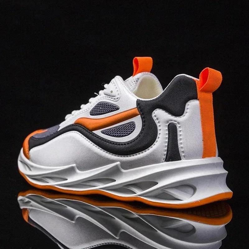 Mode Herrenschuhe 2024 Sommer Herren Stoff Einzelschuhe atmungsaktiv dicksohlige Freizeitschuhe Herren Koreanische Version trendige Sportschuhe