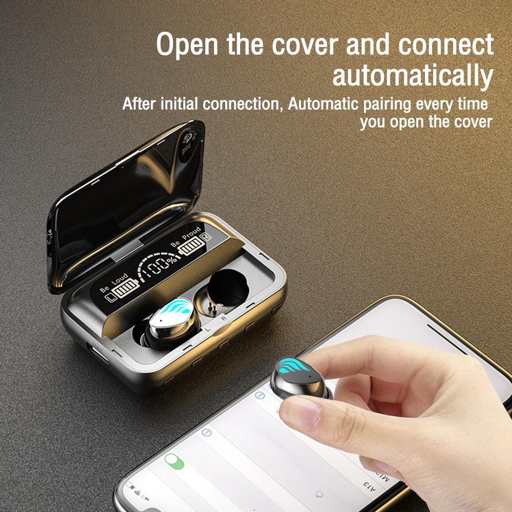 Bluetooth Headset Entry -ear E-sports Wireless Earplug LED Large Power Multifunctional Touch Headset