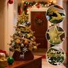 Tabletop Christmas Tree With Ornaments Realistic Decoration Small Artificial Christmas Tree For Desktop Office Home Room Holiday