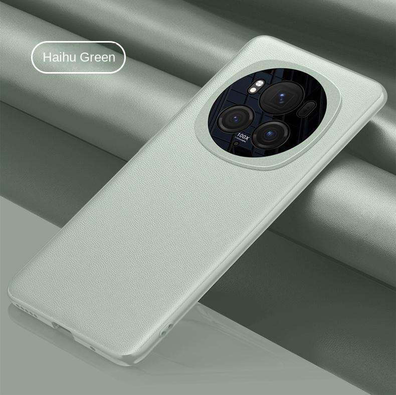 

For Honor Magic 6 6 Pro 6 Leather Camera Ring Lens Integrated Air Cushion Anti-Drop Anti-Fingerprint Phone Case For Magic 6 Pro