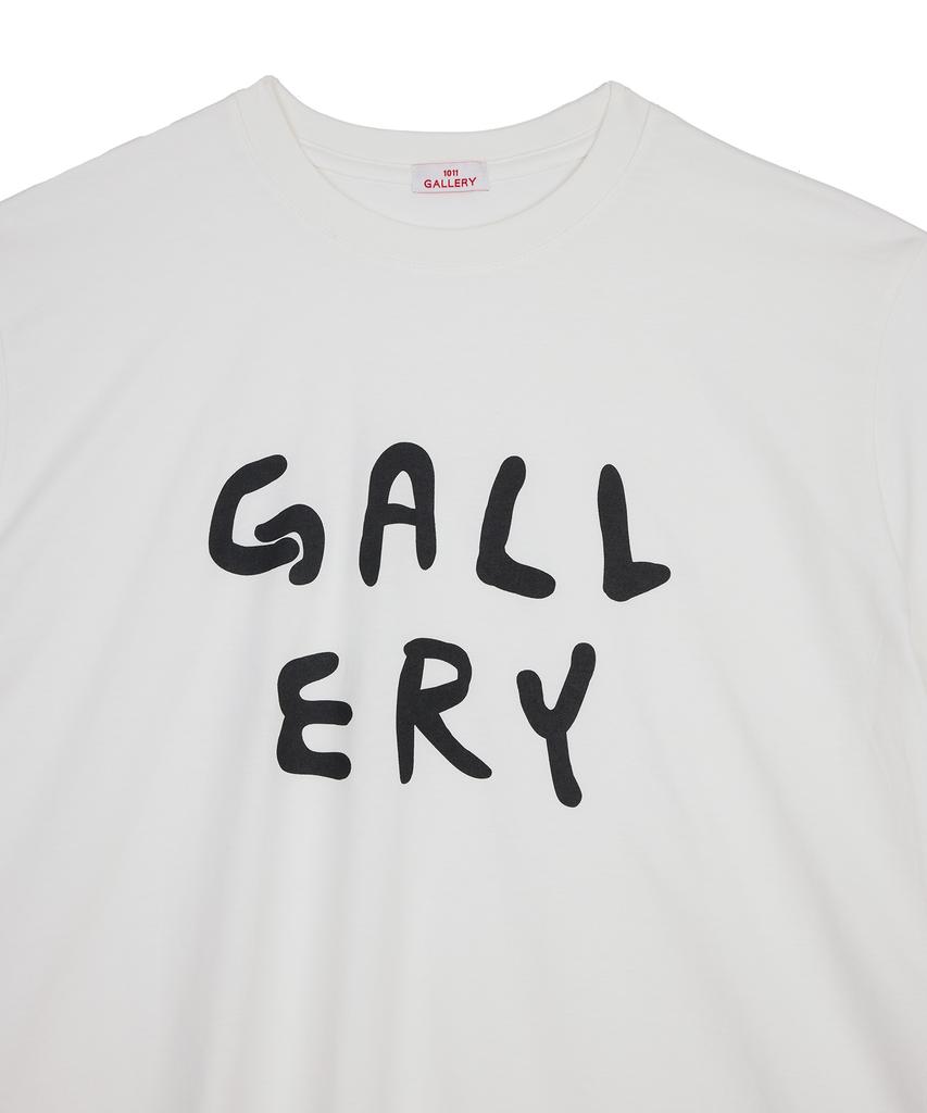 1011 GALLERY Gallery Logo T-Shirts - White