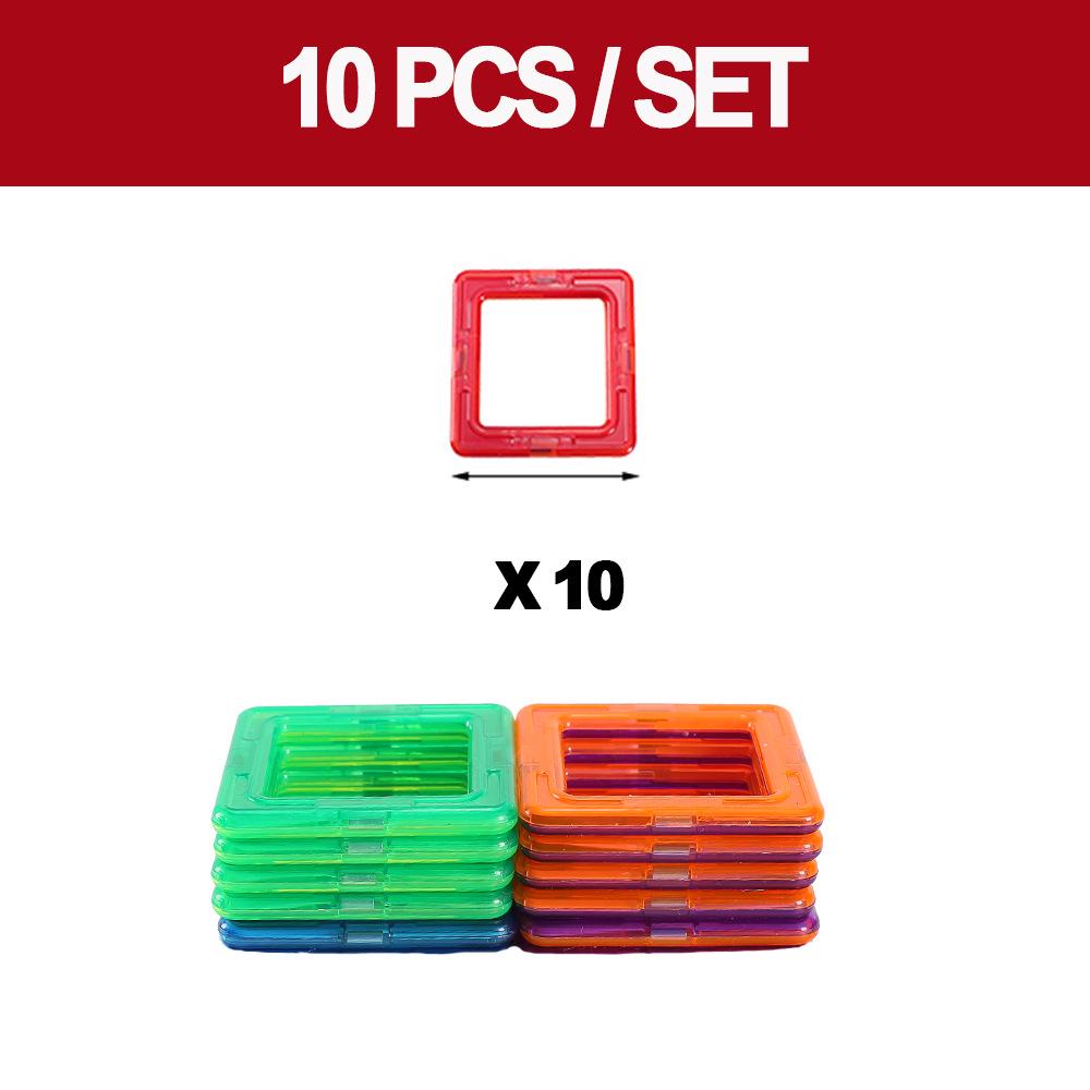 Curated Cross-border Magnetic Tiles for Kids: Strong Magnets, Interlocking Rods, and Pure Magnetic Stickers. Medium (5.5cm) Value Pack