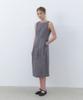 CLUNY Dot Pattern Sleeveless Dress - Gray