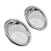 Pair Fit For Ford Explorer 2011-2015 Car Fog Lamp Light Frame Decorative Cover