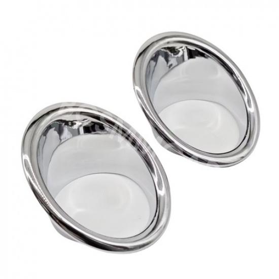 Pair Fit For Ford Explorer 2011-2015 Car Fog Lamp Light Frame Decorative Cover