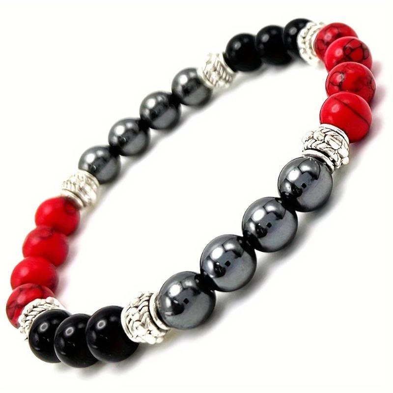Natural Stone Tiger Eye Beads Bracelet Handmade Casual Jewelry for Men Women Fashion Adjustable Bracelet Hommes Bijoux Gift