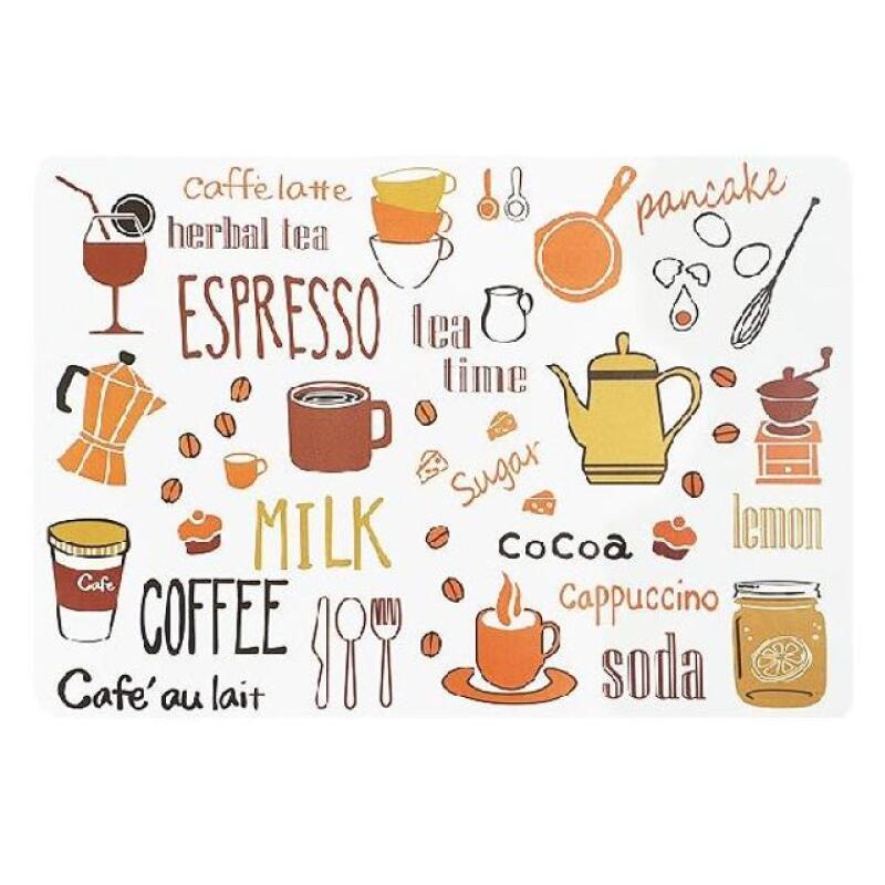1 Kitchen Deco Waterproof Table Mat (Random Design)