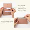 Chiocciola Genuine Leather Card Case, Business Card Holder, Women's (MintIvory)