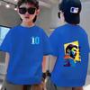 Sommer Kinder T-Shirt Kurzarm Messi Doppelseitiger Druck Lässig Mode Sport T-Shirt Top Kind Y2k Junge Mädchen Kleidung
