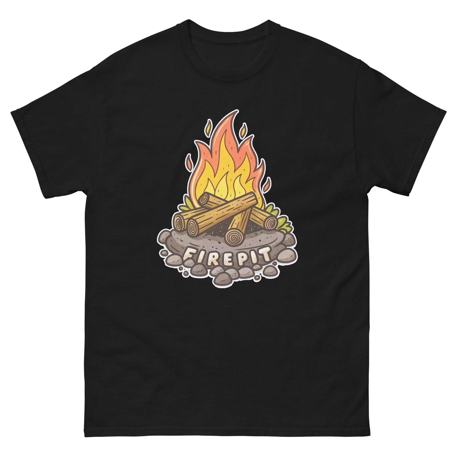 

Firepit Party Supplies Items Birthday Event T-Shirt L