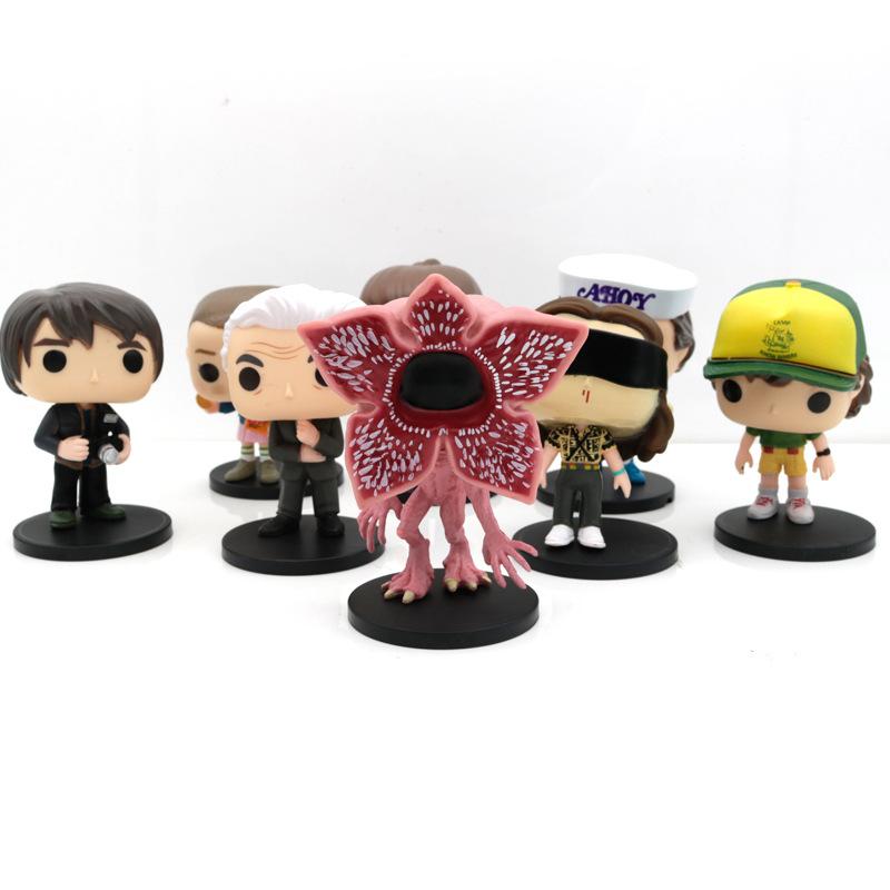 Latest 4-Inch Strange Tales Of The Eating Flower Handheld Figurine Model Ornament With Base (8-Pack Opp Bag) For Kids