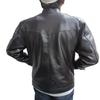 NOORA Men's Black Genuine Lambskin Soft Leather Biker Jacket, Men's Black Slim Fit Real Leather Belted Moto Jacket