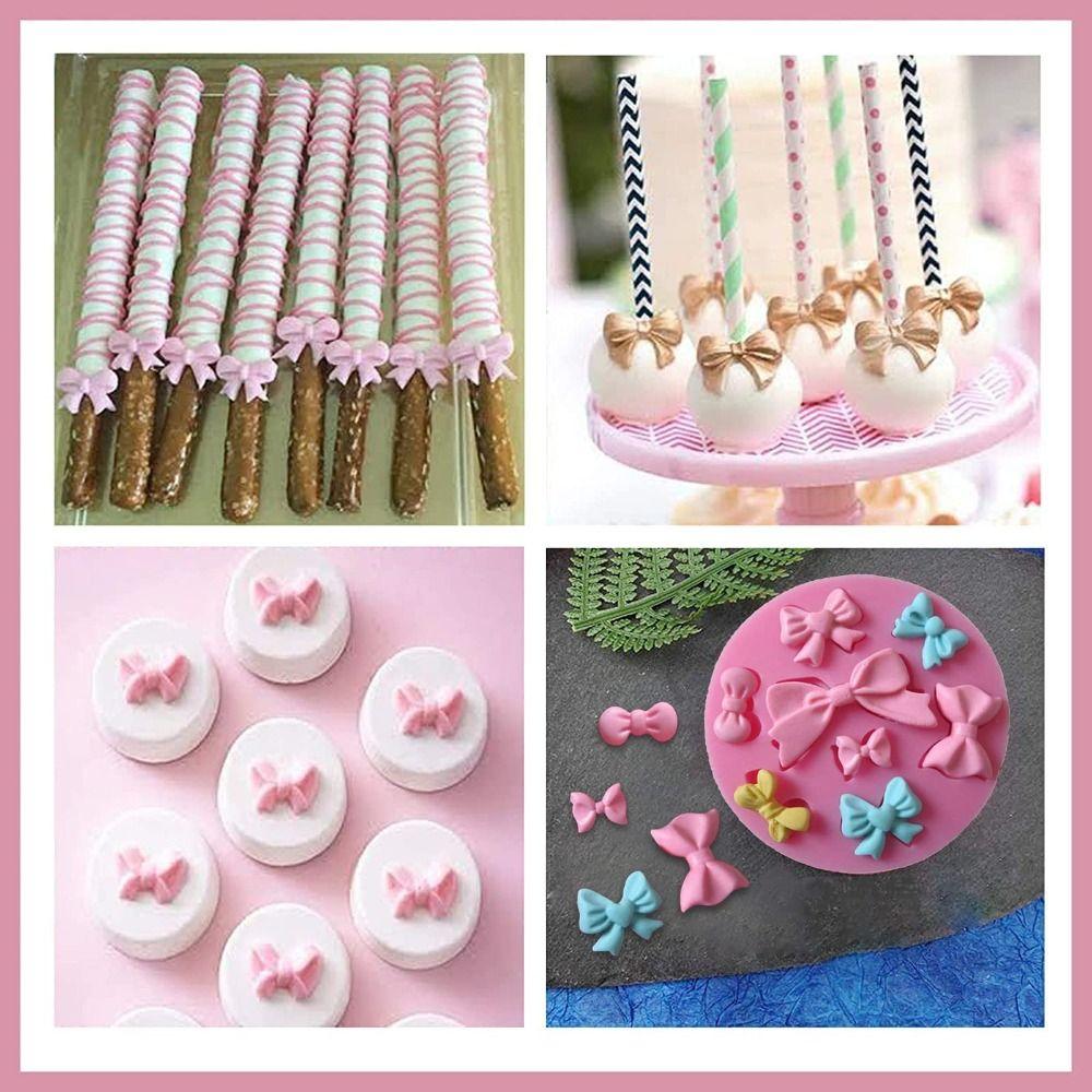 Food Grade Silicone Bowknot Silicone Mold 3D Shape DIY Baking Tool  Wedding Cake Decoration