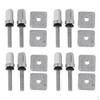 8 Sets Stainless Screw For Longboard Board Mount Hardware
