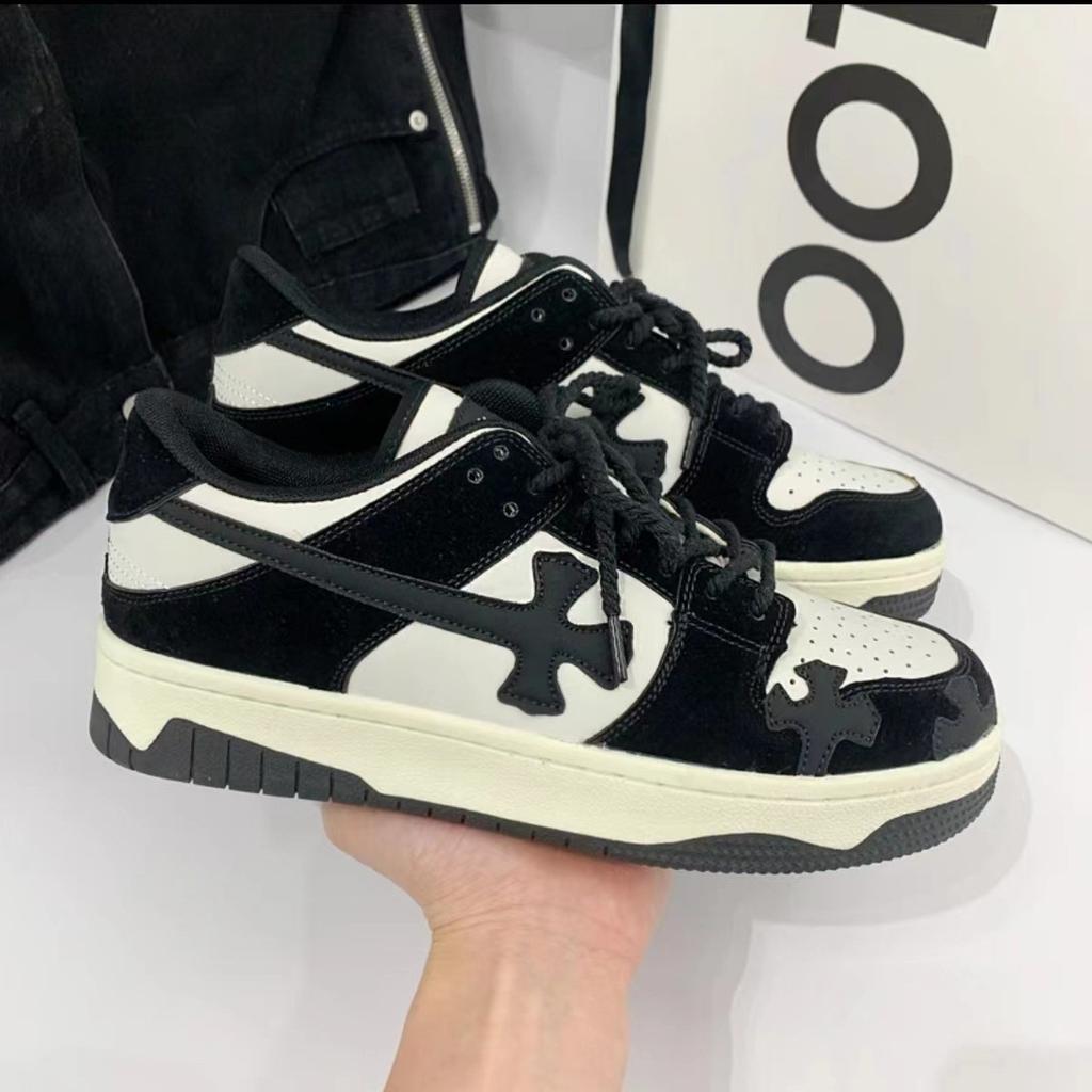 American Retro Board Shoes Cross Retro De Training Shoes Ins Style College High Street Trend Single Shoes Couple Board Shoes