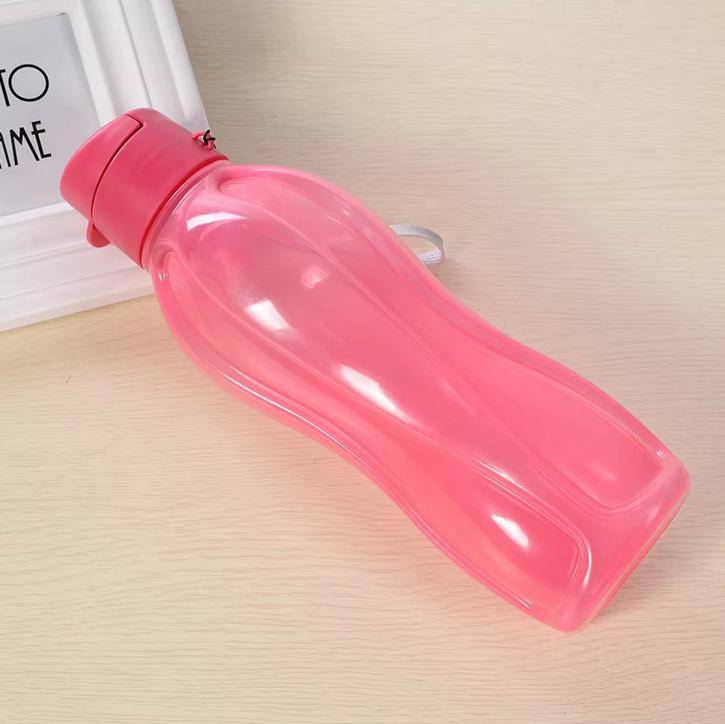 PP Sports Water Bottle 900ML/1L Portable Gym Water Drinking Bottle Outdoor Large Capacity Cup With Rope Leak-Proof Drink Bottle