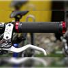 Bicycle Handlebar Grips Aluminum Alloy Double Lock-On Anti-Slip Rubber for MTB Fixed Gear Bike