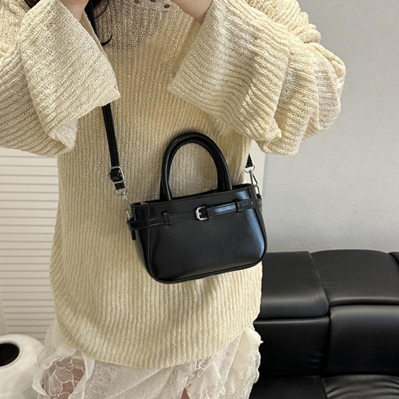 High-end Niche Handbag For Women Trendy Crossbody Shoulder Bag Buckle Design Pu Leather Commut Bag Elegant Versatile Daily Purse