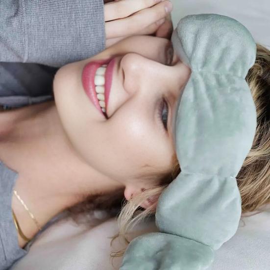 Weighted Eye Cover Gentle Pressure Sleeping Relaxing Light Blocking Eye Cover Men Women Home