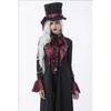 Halloween Horror Cosplay Costume 5-Piece Female Vampire Cloak Cap Top Shorts Halloween Street Costume Carnival Party Black Red