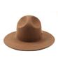 Yunibeosyeolkemiseuteuli Gold Metal Logo Y Wool Fedora Camel Metal Fedora