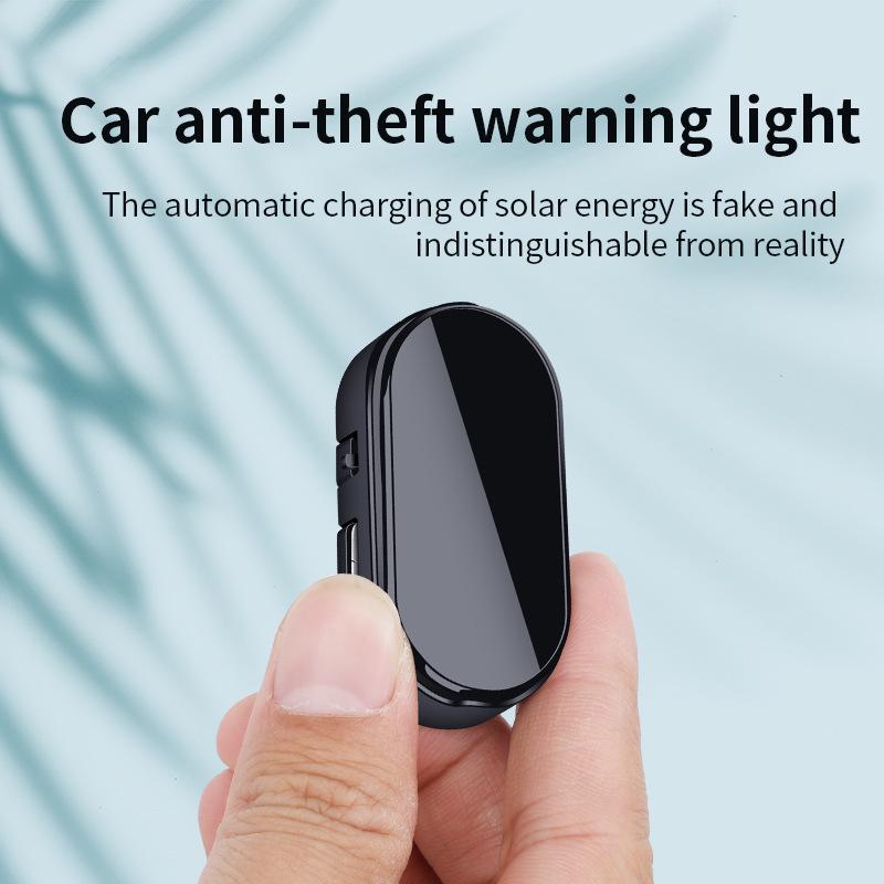 Solar Car Anti-Theft Flashing LED Warning Light