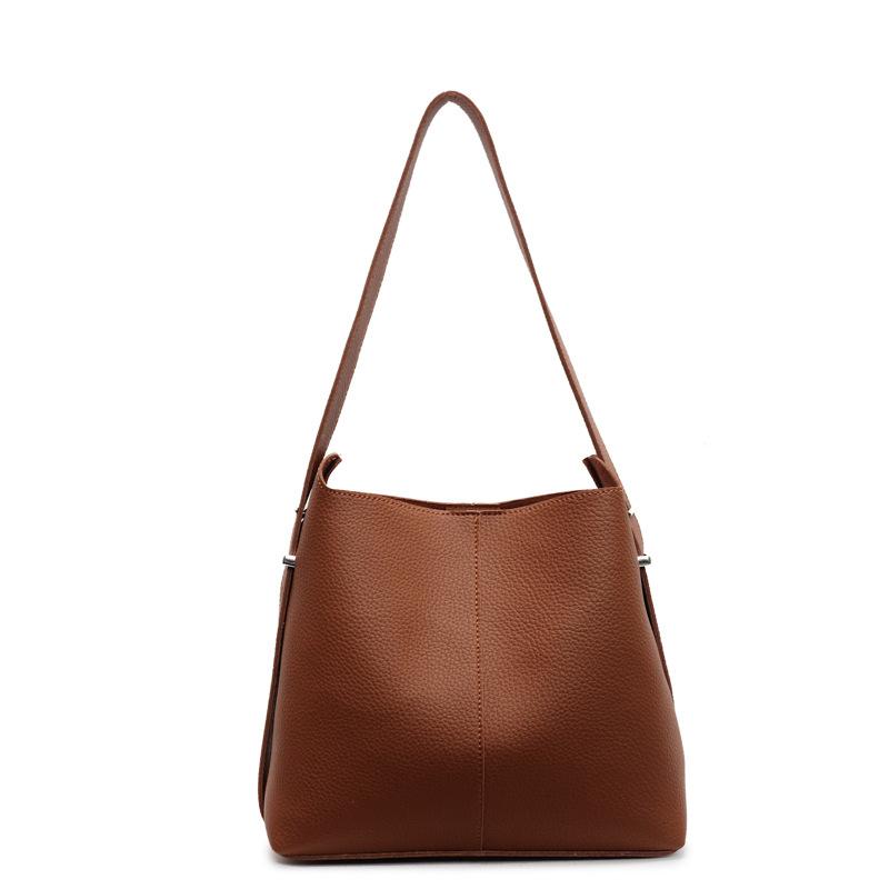 Retro Commuter Armpit Large-capacity Bag Women's New Spring and Summer Fashion Crossbody Bucket Bag Shoulder Bag