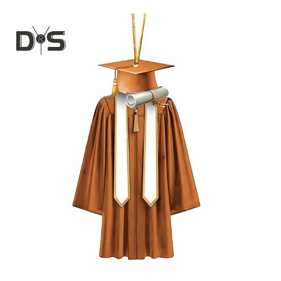 

Персонализированное украшение на выпускной 2025 года, акриловый сувенир для выпускников средних школ и колледжей, индивидуальное имя и год, подвесной декор, подарок на выпускной E