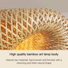 45/50CM Vintage Japanese Hemp Rope Round Ceiling Lights Modern E27 Led Pendant Lights Retro Restaurant Light Fixtures Led Lamp