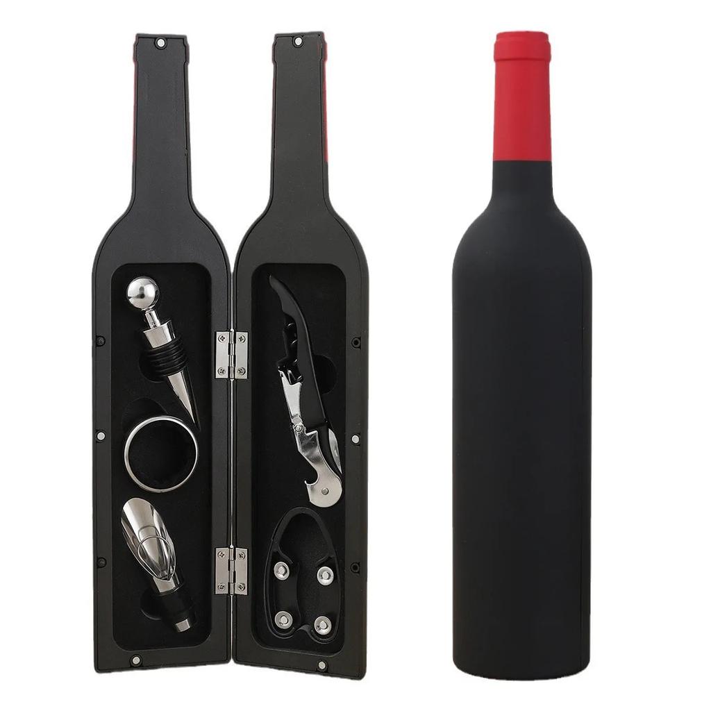 Wine Corkscrew Set Multifunctional Wine Corkscrew Set Red Wine Bottle Opener Stainless Steel Wine Opener Accessory Set