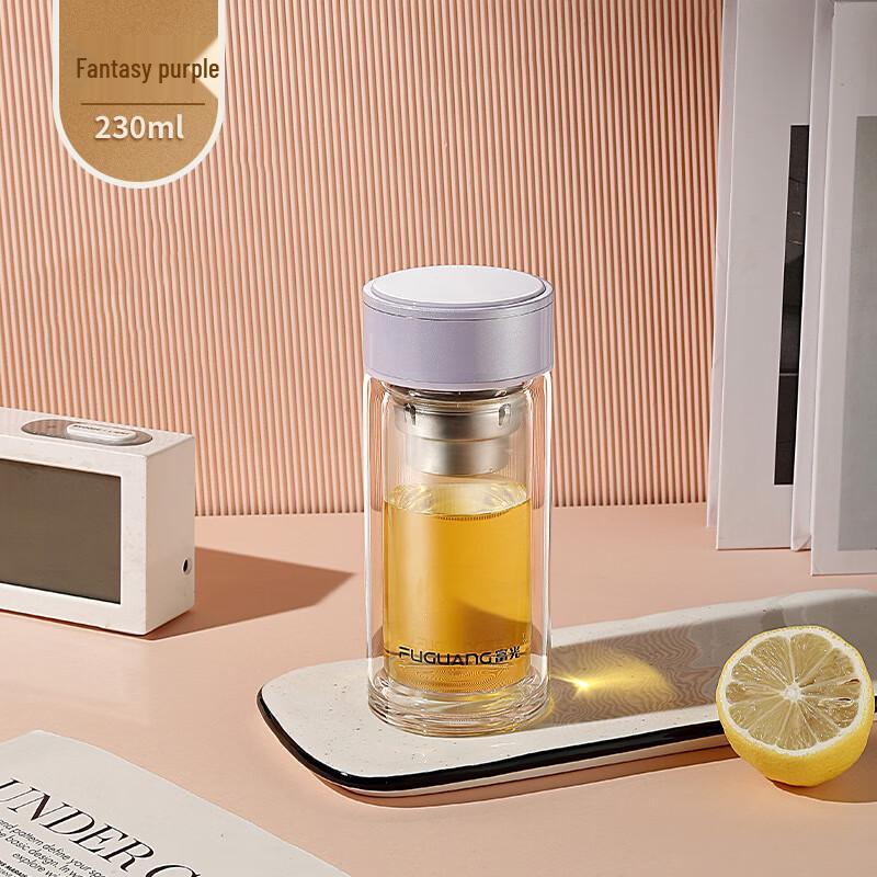 Fuguang Double-Layer Heat-Insulated Glass Cup