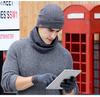 Custom Outdoor Warm Man Acrylic Knitted Winter Beanie Hat Scarf Gloves Set