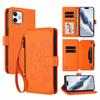 Butterfly Love Flower Multi-card Zipper Wallet Leather Phone Case
